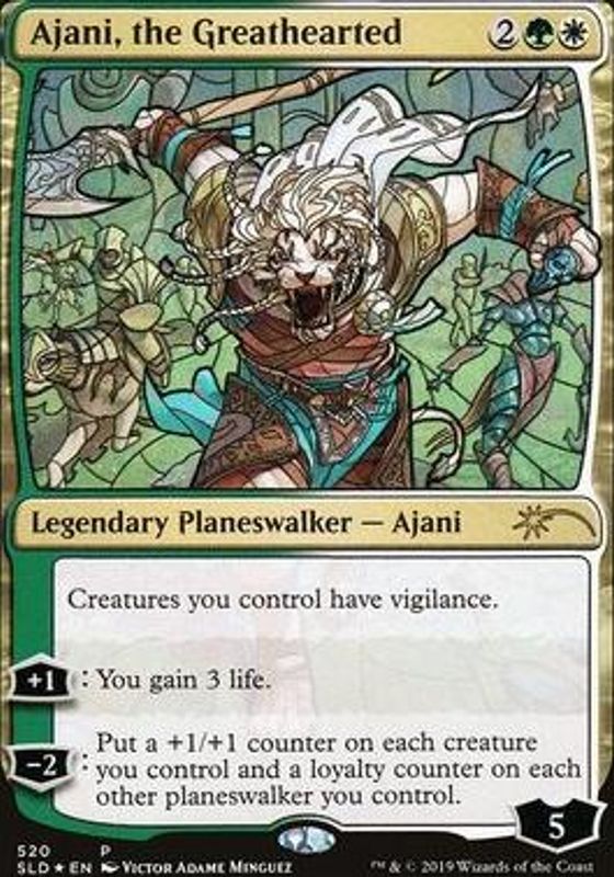  Ajani, the Greathearted (Foil)