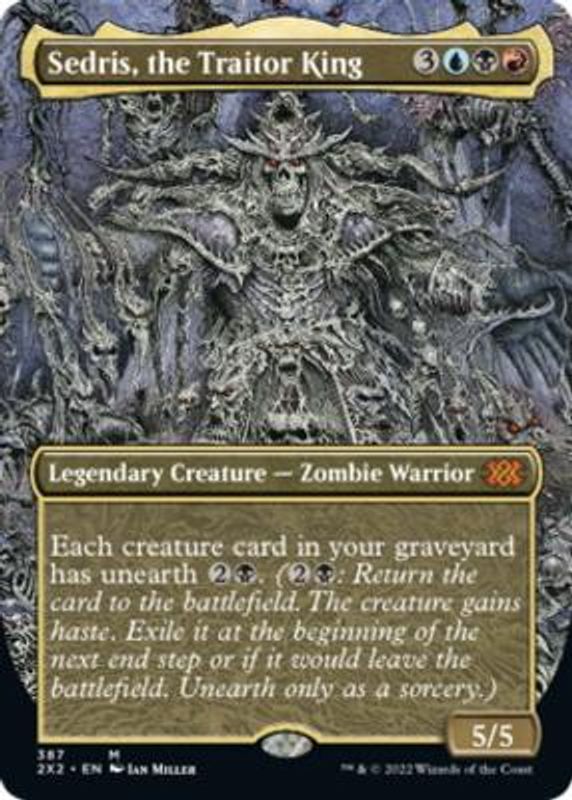 Sedris, the Traitor King (Borderless)