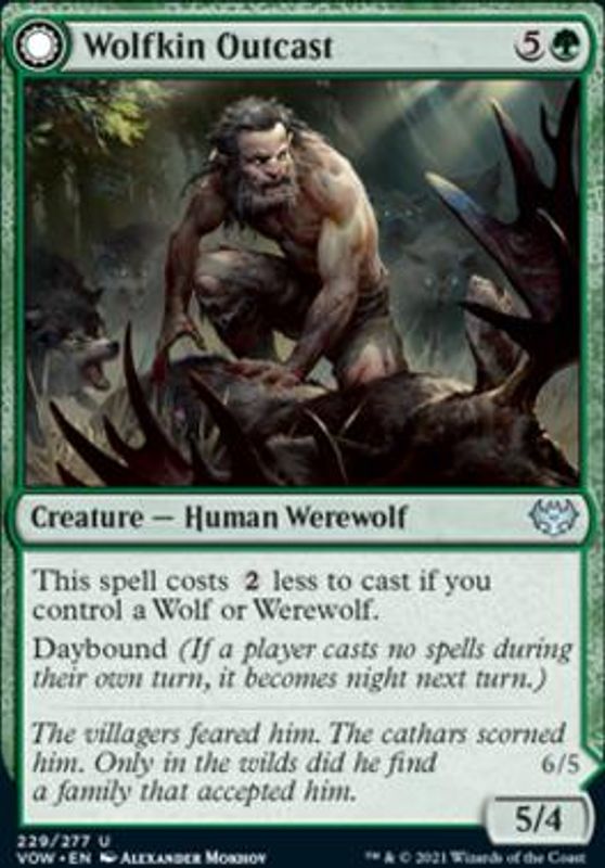 Wolfkin Outcast (foil)
