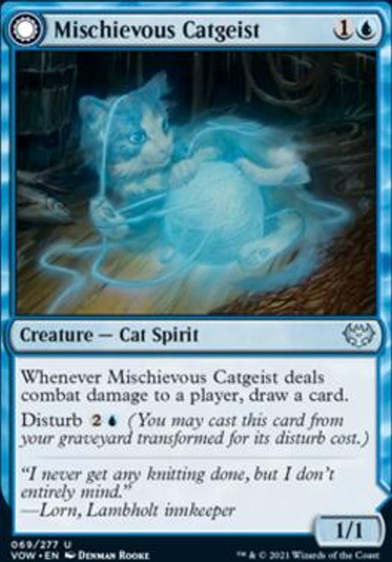 Mischievous Catgeist (foil)