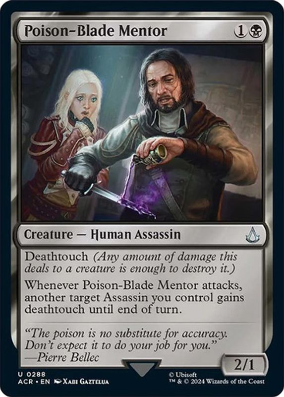 Poison-Blade Mentor (Foil)