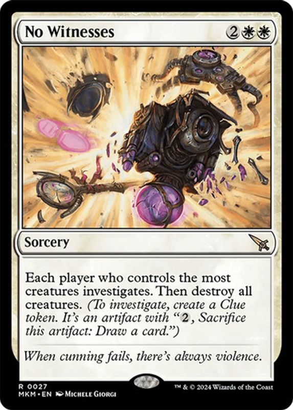 No Witnesses (Foil)