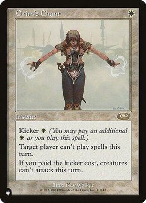Hovedbilde Orim's Chant (Planeshift)