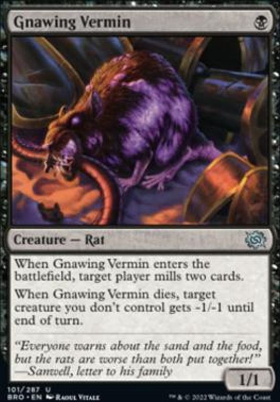 Gnawing Vermin (foil)