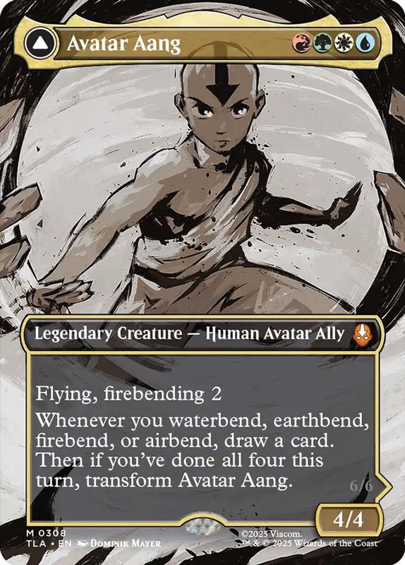 Avatar Aang // Aang, Master of Elements (Borderless)