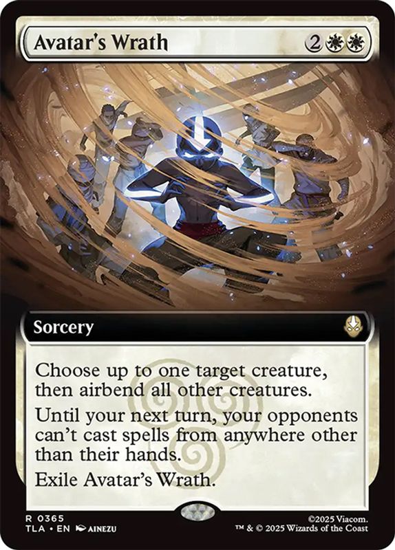 Avatar's Wrath (Extended Art) (Foil)