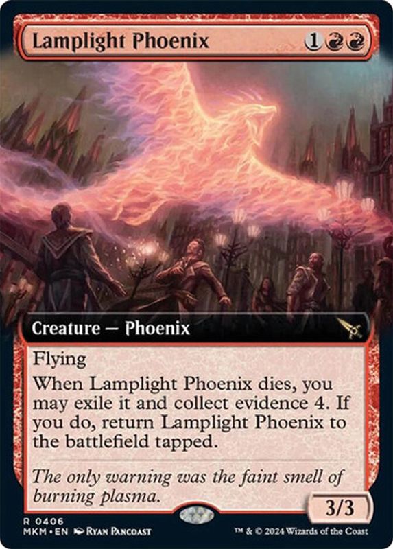 Lamplight Phoenix (Extended Art) (Foil)