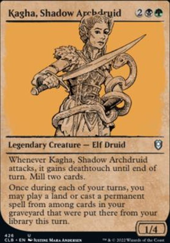 Kagha, Shadow Archdruid (Showcase) (foil)