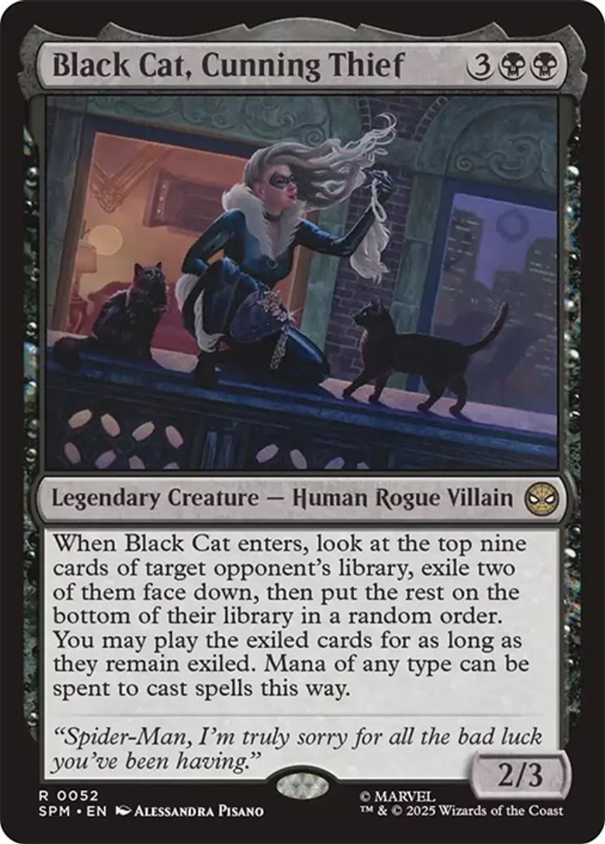Black Cat, Cunning Thief (Foil)