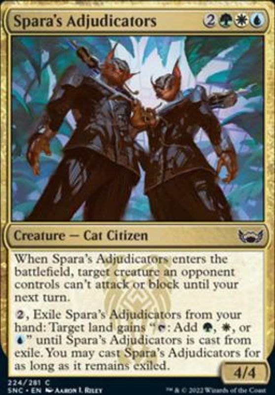 Spara's Adjudicators