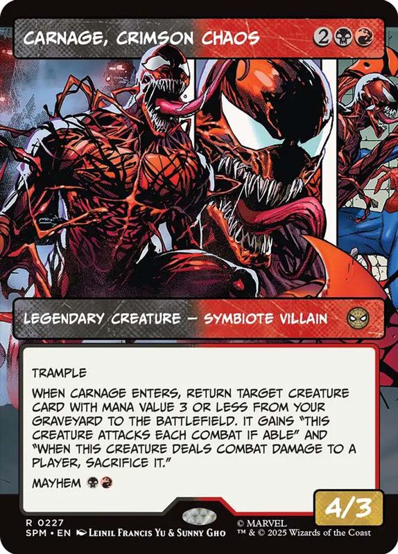 Carnage, Crimson Chaos (Showcase)