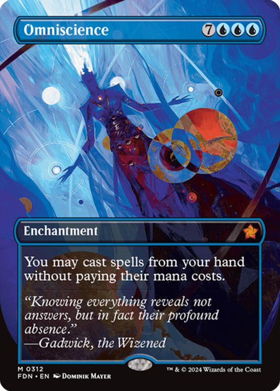 Omniscience (Borderless) (Foil)