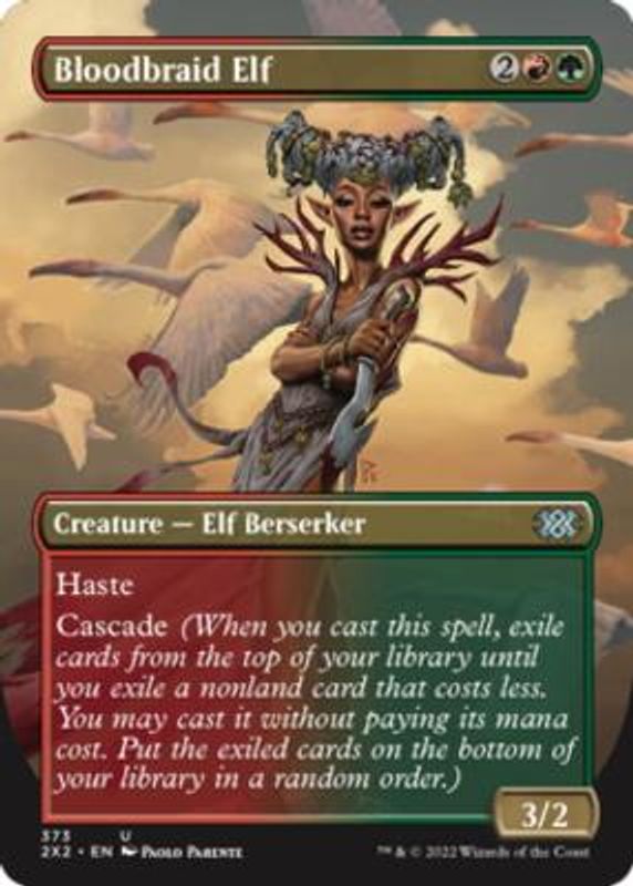 Bloodbraid Elf (Borderless) (foil)