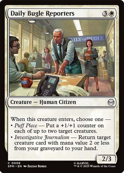 Hovedbilde Daily Bugle Reporters (Foil)