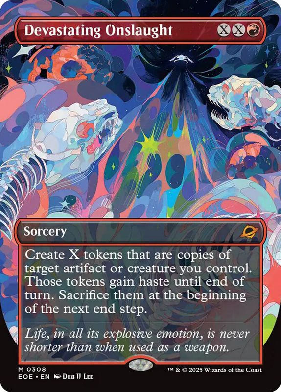 Devastating Onslaught (#308) (Borderless)