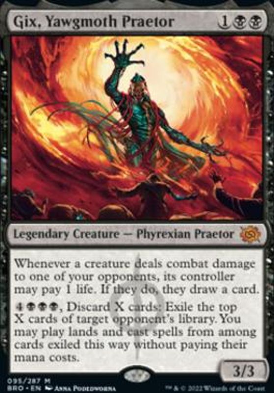 Gix, Yawgmoth Praetor (foil)