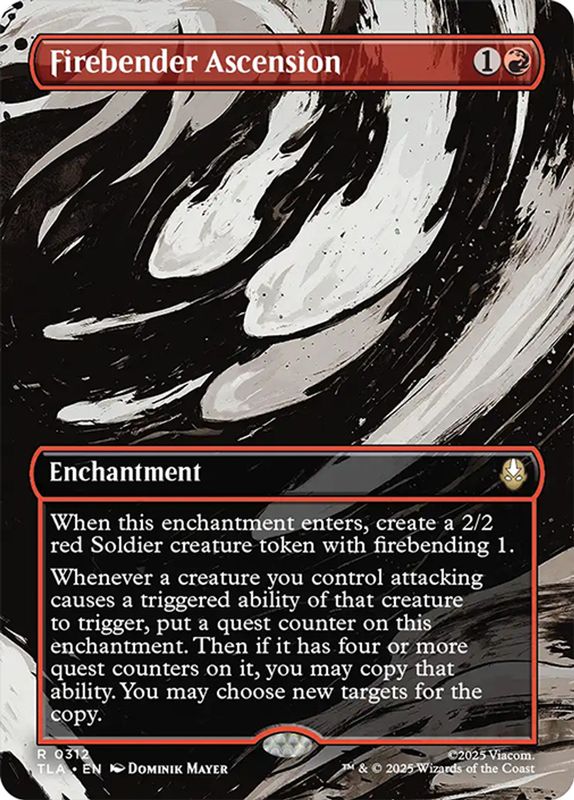 Firebender Ascension (Borderless) (Foil)
