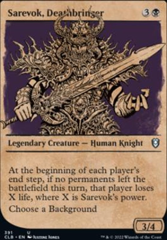 Sarevok, Deathbringer (Showcase)