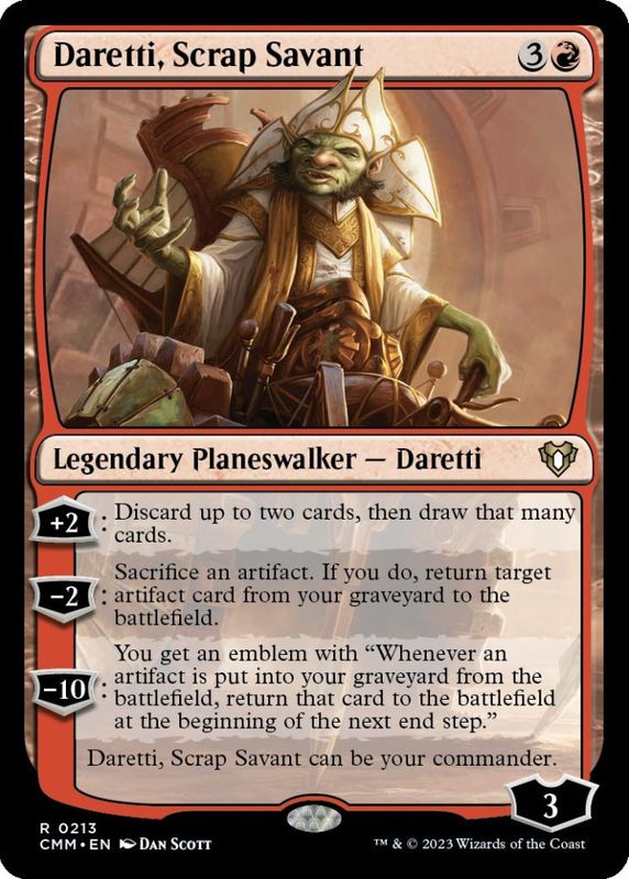 Daretti, Scrap Savant (foil)