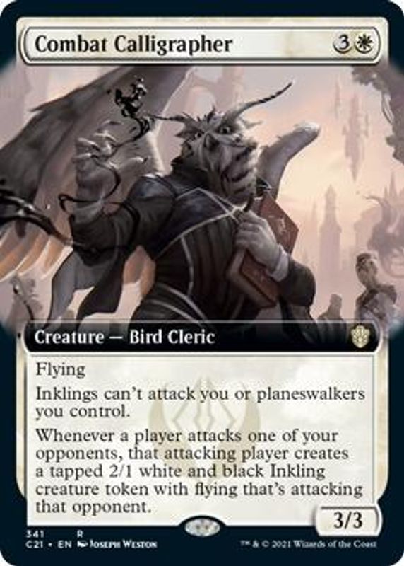 Combat Calligrapher (Extended Art)