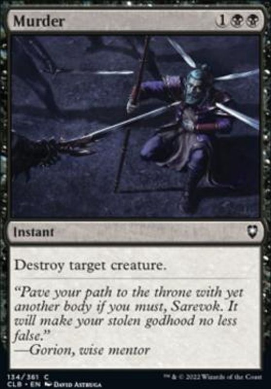 Murder (foil)