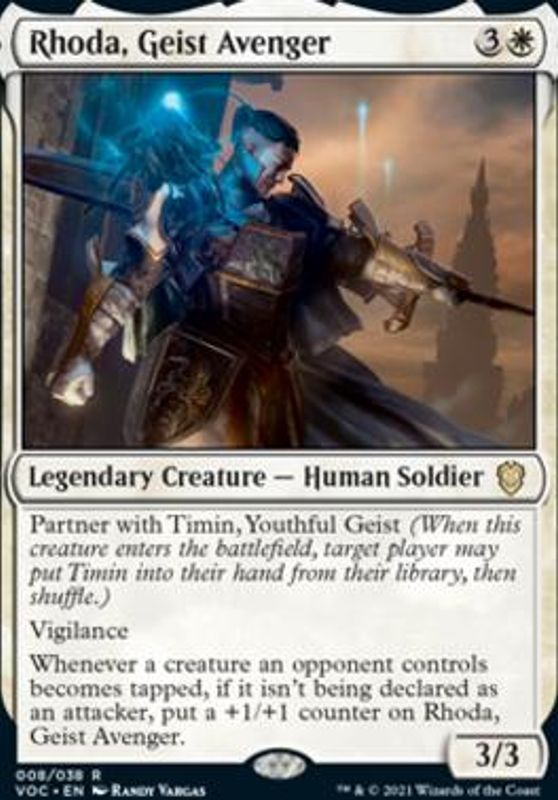 Rhoda, Geist Avenger