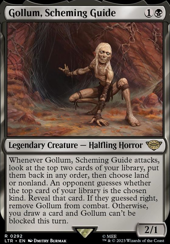 Gollum, Scheming Guide