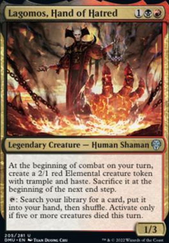 Lagomos, Hand of Hatred (foil)