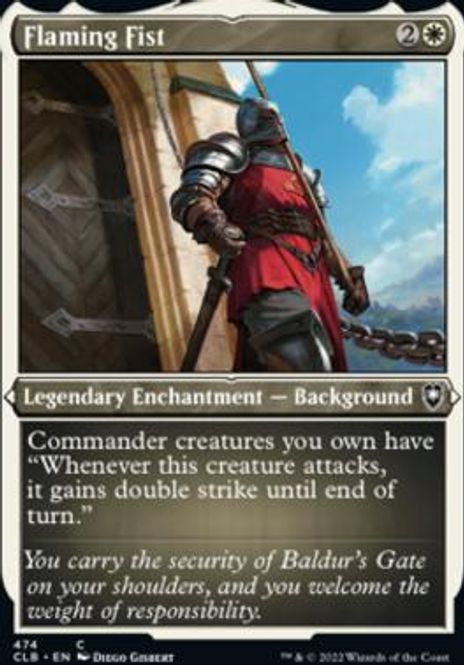 Hovedbilde Flaming Fist (Foil Etched)