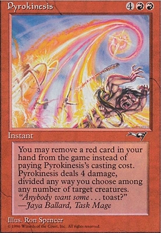 Pyrokinesis