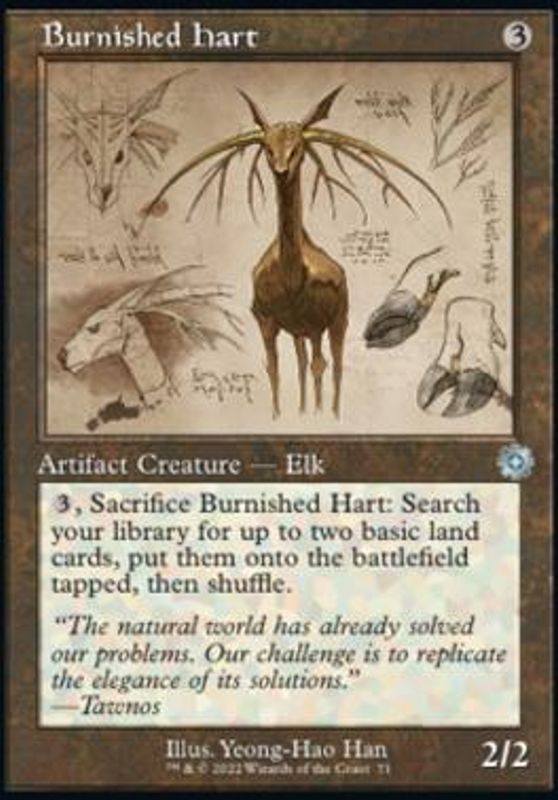 Burnished Hart (Schematic Art)