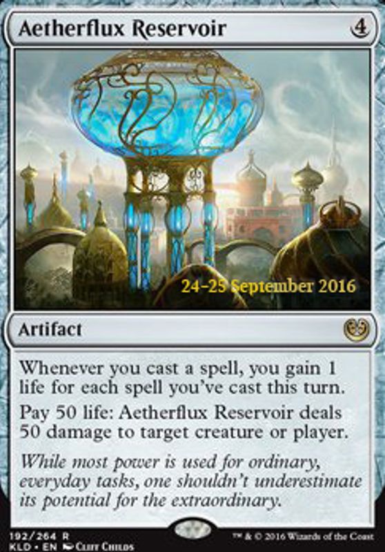 Aetherflux Reservoir (Prerelease Foil)
