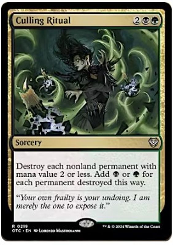 Culling Ritual