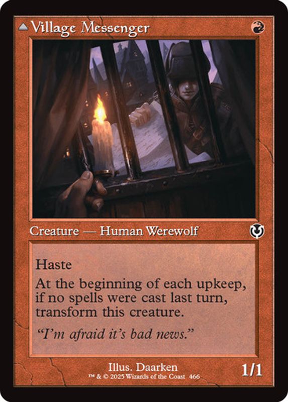 Village Messenger (Retro Frame)