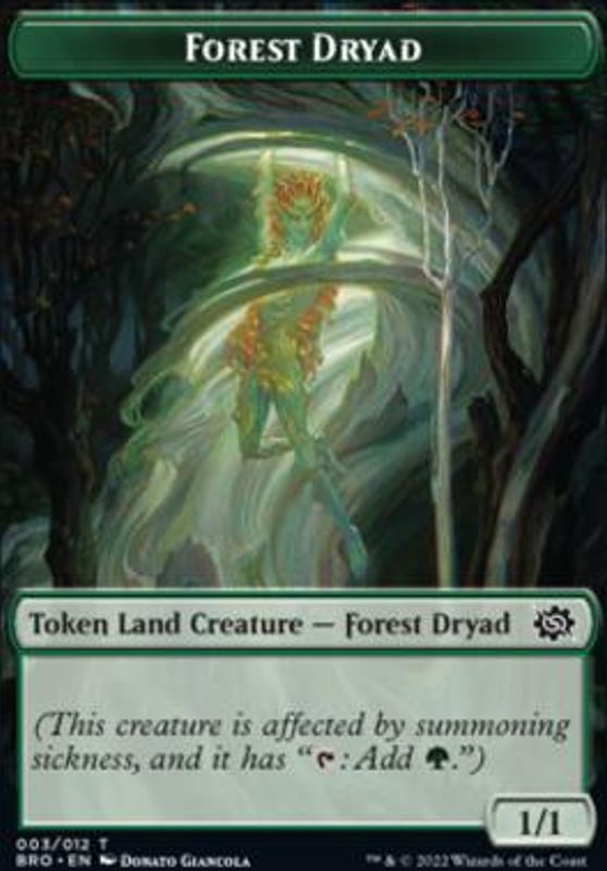 Forest Dryad Token