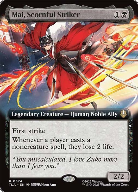 Mai, Scornful Striker (Extended Art)