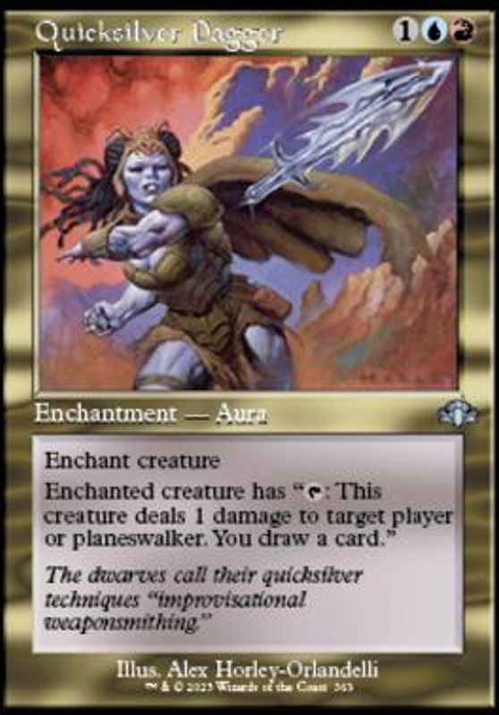 Quicksilver Dagger (Retro Frame)