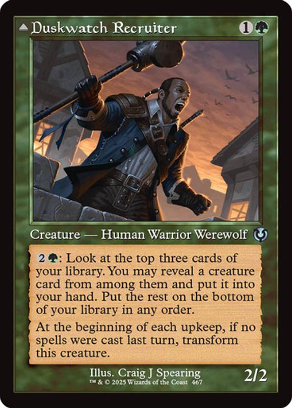 Duskwatch Recruiter (Retro Frame)