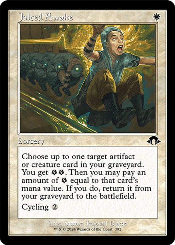 Jolted Awake (Retro Frame) (Foil)