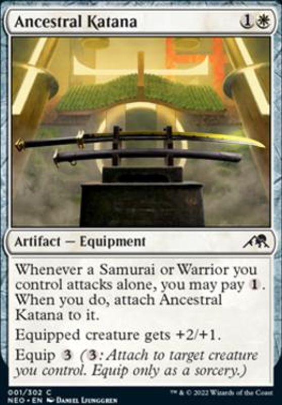 Ancestral Katana (foil)