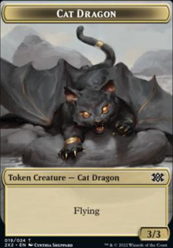 Cat Dragon Token