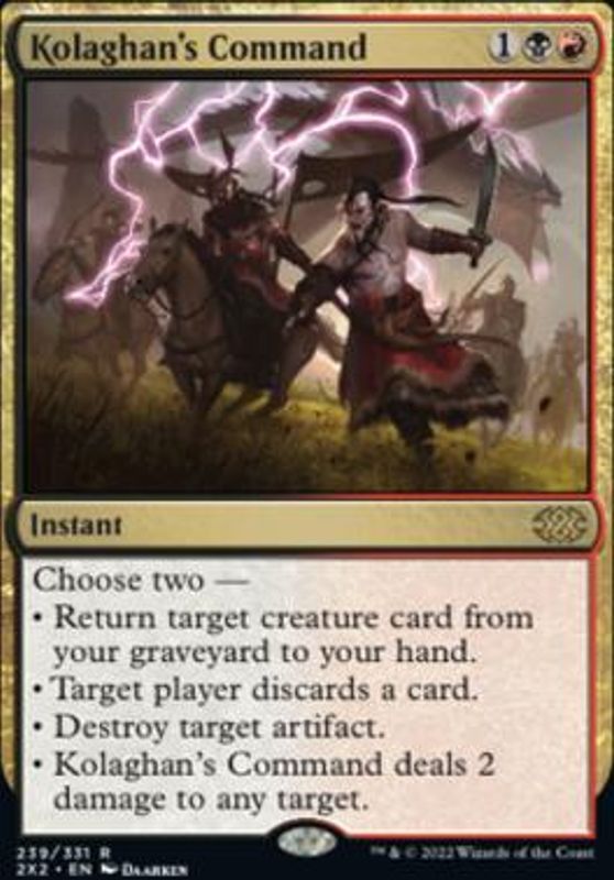 Kolaghan's Command (foil)