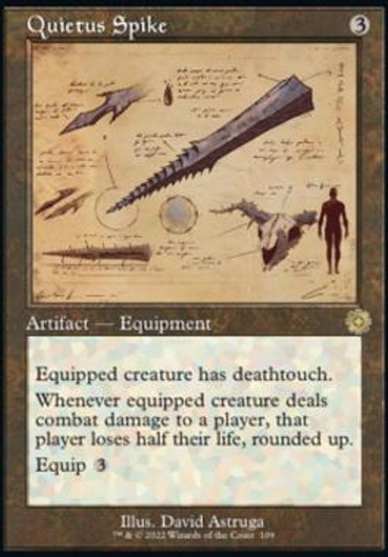 Quietus Spike (Schematic Art)