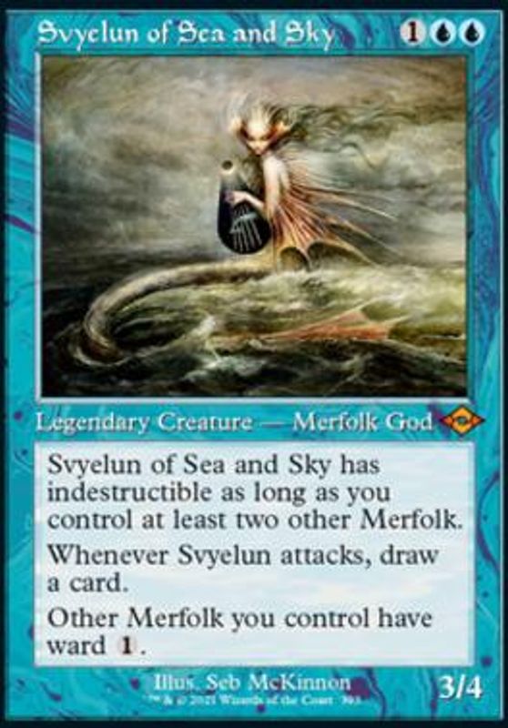 Svyelun of Sea and Sky (Retro Frame, foil)