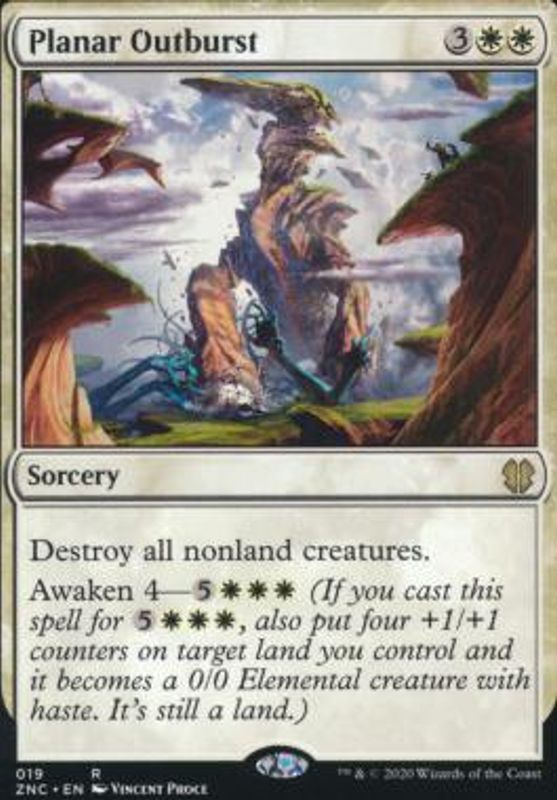 Planar Outburst