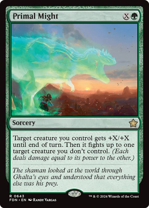 Primal Might (Foil)