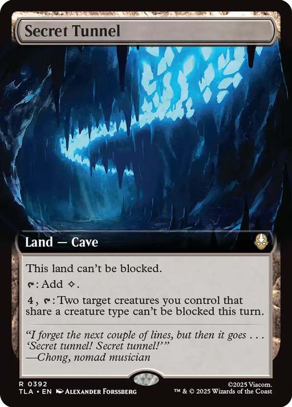 Secret Tunnel (Extended Art) (Foil)