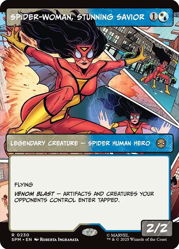 Spider-Woman, Stunning Savior (Showcase) (Foil)