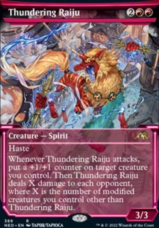 Thundering Raiju (Showcase)