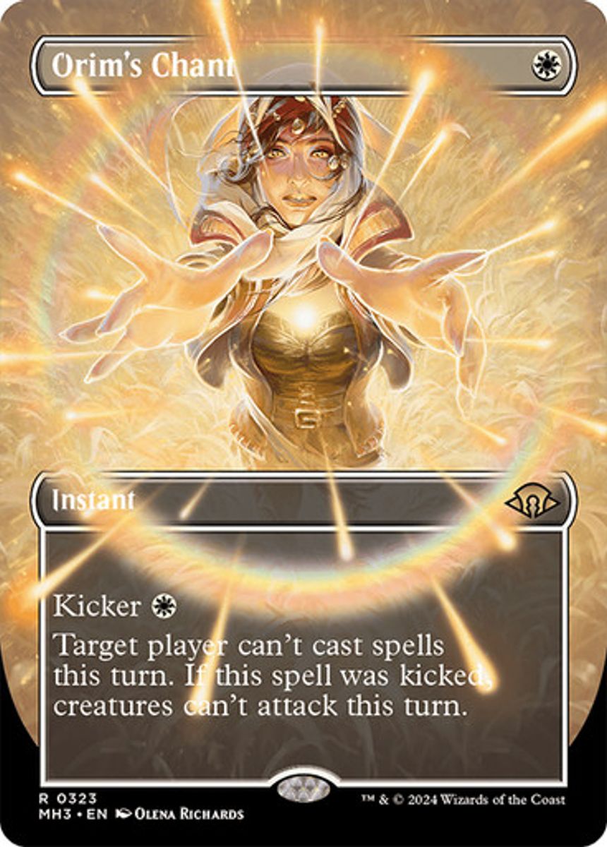 Orim's Chant (Borderless) (Foil)